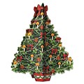 Beistle 11 3/4 3D Christmas Tree Centerpiece; 5/Pack