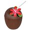 Beistle 16 oz. Coconut Cup; Brown, 4/Pack
