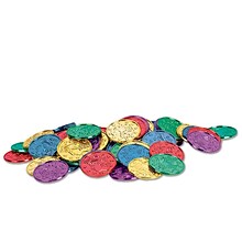 Beistle 1 1/2 Plastic Coins; Assorted, 200/Pack