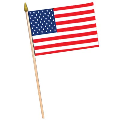 Beistle Rayon American Flag, 13/Pack (50980)