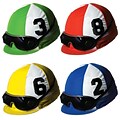 Beistle 14 Jockey Helmet Cutouts; 12/Pack