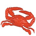 Beistle 17 Plastic Crab; Red/Orange, 4/Pack