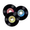 Beistle 9 Personalize Plastic Records; Assorted, 9/Pack