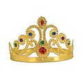 Beistle Jeweled Queens Tiara; Gold