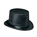 Beistle Dura-Form Vel Felt Top Hat, One Size, Black