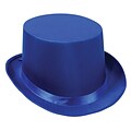 Beistle Satin Sleek Top Hat, One Size, Blue
