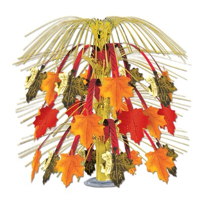 Beistle 18 Leaves Of Autumn Cascade Centerpiece; 3/Pack