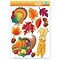 Beistle 12 x 17 Thanksgiving Clings; 77/Pack