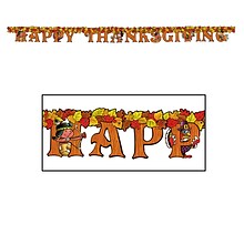 Beistle Happy Thanksgiving Streamer; 5 x 6