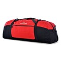 Olympia Polyester Sports Duffel, 42, Red