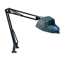 Studio Designs CFL 1.75x Magnifier Clamp Lamp, Adjustable Arm, Black (12308)