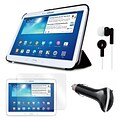 Mgear Accessories Samsung Galaxy Tab 3 Case Screen Protector, Earphones & Car Charger