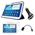 Mgear Accessories Samsung Galaxy Tab 3 Case with Screen Protector, OTG Cable & Car Charger