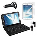 Mgear Accessories Bluetooth Keyboard Folio with Earphones, and More for Samsung Galaxy Note, 8
