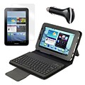 Mgear Accessories Bluetooth Keyboard Folio , Screen Protector & Car Charger for Galaxy Tab 2, 7
