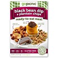 gopicnic Black Bean Dip and Plantain Chips Ready to Eat Meals 4.2 Oz.; 6/Pack