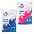 Woolite Dryer Balls, Assorted Colors, 2 Balls/Pack (W-82425)