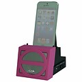 DOK™ Portable Universal Cradle With Speaker System (Bluetooth)/Rechargeable Battery, Pink