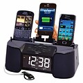 DOK™ 4 Port Smart Phone Charger With Speaker/Alarm/Clock/FM Radio