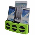 DOK™ 5 Port Smart Phone Charger With Bluetooth Speaker and Speaker Phone, Green