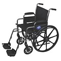 Medline Excel K3 Basic Lightweight Wheelchairs, Seat, Removable Desk Length Arm, Detachable Footrest