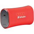 Verbatim Portable Micro-USB 98357 Power Bank Charger; Red