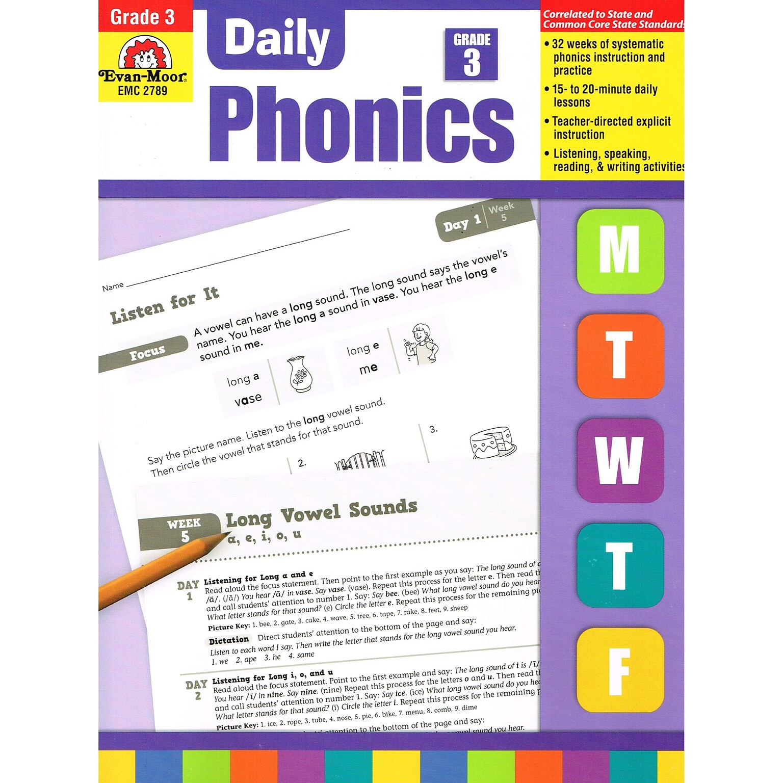 Evan-Moor® Daily Phonics Book, Grade 3