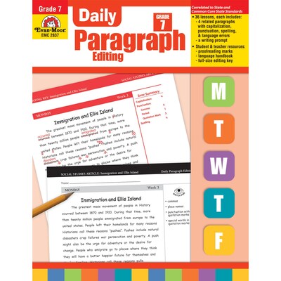 Evan-Moor® Daily Paragraph Editing, Grade 7