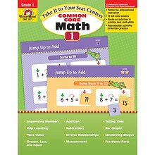Evan-Moor® Take It To Your Seat Math Centers, Grade 1