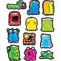 Carson-Dellosa Shape Stickers, Monsters