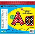 Dots Letter Pop-Outs, 245 pieces
