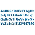 Trend Pin-up Ready Letters, 4, Pre-Punched, Blue