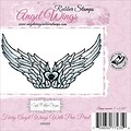 Cindy Echtinaw Designs™ Angel Wings 4 x 2 1/2 Mounted Cling Stamp, Wings with Paw Print