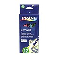 Prang® Groove® Colored Pencils; Assorted, 12/Set