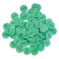 Essential Learning™ 10, 100, 1000 Place Value Disks; Green, 100/Pack