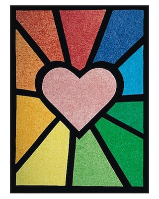 S&S Worldwide Colorlite Stained Glass Windows Craft Kit, 50/Pack (GP2095)