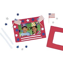 Craft EXpress Stars N Stripes Frame Craft Kit, 12/Pack