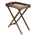 Winsome Folding Butler Tray Table, Antique Walnut (94422)