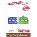 CottageCutz® 1.8 x 2.5 Elites Steel Die, Train Car & Caboose