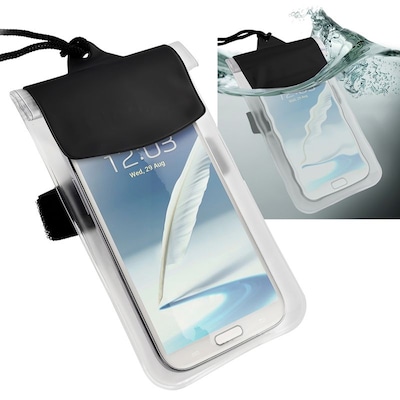 Insten® Waterproof Bag Case For Cell Phone/PDA; Clear