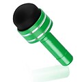 Insten® dothxxxxst31 3.5mm Headset Dust Cap With Mini Stylus For iPhone/iPod Touch; Green