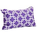 Majestic Home Goods Indoor Links Small Pillow; Purple