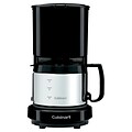 Conair® Cuisinart® WCM08B 4 Cup Coffeemaker with Brushed Stainless Steel Carafe; Black