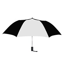 Natico Originals Spectrum Auto Open Umbrella, Black/White