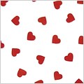 Shamrock Stock Printed Tissue, Contemporary Hearts, 240 sheets/pack
