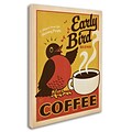Trademark Anderson Early Bird Blend Coffee Gallery-Wrapped Canvas Art, 14 x 19