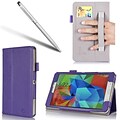 i-Blason Slim Book Leather Case For Samsung Galaxy Tab S 8.4; Purple