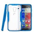 SUPCase Unicorn Beetle Hybrid Case For Motorola Moto X Phone, Clear/Blue