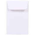 JAM Paper #1 Coin Envelope, 2 1/4 x 3 1/2, White, 100/Pack (122326658)