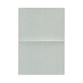 JAM Paper® Blank Foldover Cards, 4bar / A1 size, 3 1/2 x 4 7/8, Stardream Metallic Silver, 50/pack (59327424)